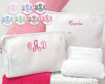 Personalized Gifts - 3 Piece Terry Cloth Cosmetic Bag Set (2078P)