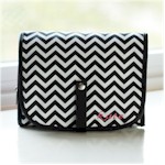 Personalized Gifts - Chevron Cosmetic Bag (including grooming set) (2090B)