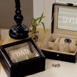 Personalized Gifts - Dad's Black Accessory Case