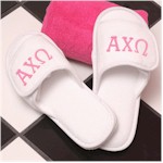 Personalized Gifts - Greek Terry Cloth Slippers