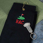 Personalized Gifts - Personalized Golf Towel & Key Ring Tool Set (S1108)