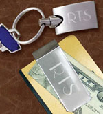 Personalized Gifts - Keychain & Money Clip Gift Set (S1139)