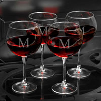 Set of 4 Red Wine Glasses (18 oz) (GC950)