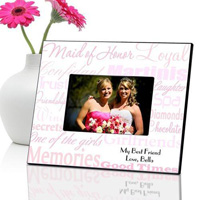 Maid of Honor Frame - Shades Pink
