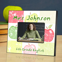 Teacher Picture Frame - Patchwork (GC792)
