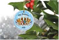 Reindeer Family Christmas Ornament - Family of Six (GC427)