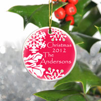 Simply Natural Ornament - Red (GC841)
