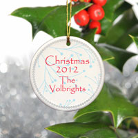 Simply Natural Ornament - White (GC841)