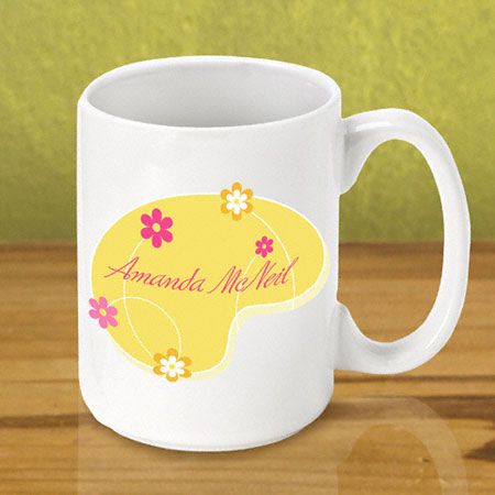 Gleeful Coffee Mug - Yellow Meadow