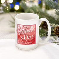 Winter Holiday Coffee Mugs - Red Snowday