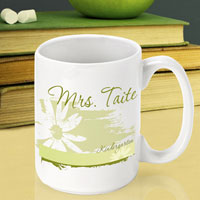 Teacher Coffee Mug - Delicate Daisy (GC791)