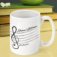 Teacher Coffee Mug - Treble Clef (GC791)