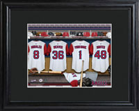 MLB Clubhouse Print w/Wood Frame - Angels (GC727)