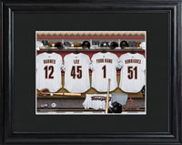 MLB Clubhouse Print w/Wood Frame - Astros (GC727)