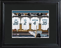 MLB Clubhouse Print w/Wood Frame - Blue Jays (GC727)