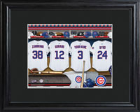 MLB Clubhouse Print w/Wood Frame - Cubs (GC727)