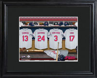 MLB Clubhouse Print w/Wood Frame - Indians (GC727)