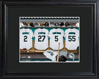 MLB Clubhouse Print w/Wood Frame - Marlins (GC727)