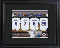 MLB Clubhouse Print w/Wood Frame - Mets (GC727)