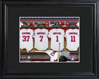 MLB Clubhouse Print w/Wood Frame - Nationals (GC727)