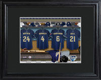 MLB Clubhouse Print w/Wood Frame - Padres (GC727)