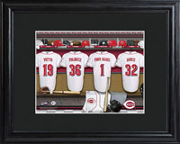 MLB Clubhouse Print w/Wood Frame - Reds (GC727)