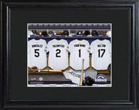 MLB Clubhouse Print w/Wood Frame - Rockies (GC727)