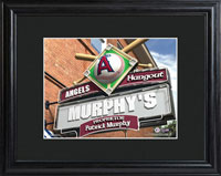 MLB Pub Print w/Wood Frame - Angels (GC730)
