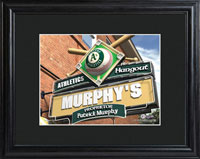 MLB Pub Print w/Wood Frame - Athletics (GC730)