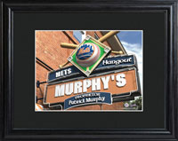 MLB Pub Print w/Wood Frame - Mets (GC730)