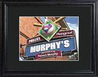 MLB Pub Print w/Wood Frame - Phillies (GC730)