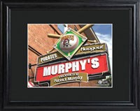 MLB Pub Print w/Wood Frame - Pirates (GC730)