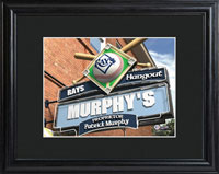 MLB Pub Print w/Wood Frame - Rays (GC730)