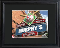 MLB Pub Print w/Wood Frame - Red Sox (GC730)