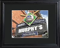 MLB Pub Print w/Wood Frame - Rockies (GC730)