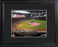 MLB Stadium Print w/Wood Frame - Diamondbacks (GC757)
