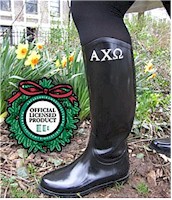 Zoubaby - Sorority Lettered Rain Boots
