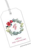Hanging Gift Tags by PicMe Prints (Wreath With Roses)