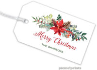 Hanging Gift Tags by PicMe Prints (Christmas Flora)