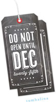 Hanging Gift Tags by Tumbalina - Do Not Open