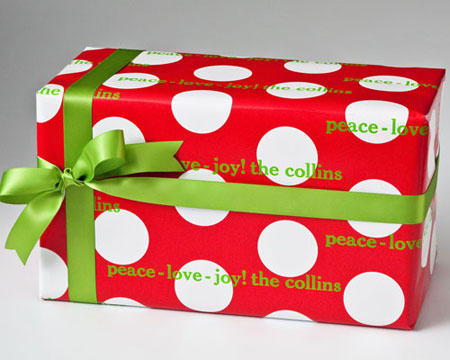 Name Maker Personalized Gift Wrap - Dot To Dot