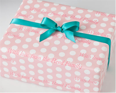 Name Maker Personalized Gift Wrap/Wrapping Paper - Pinkalicious (GW-PINKALICIOUS)
