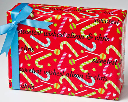 Name Maker Personalized Gift Wrap - Sweet Treats
