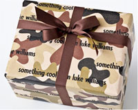 Name Maker Personalized Gift Wrap/Wrapping Paper - Camo (GW-CAMO)