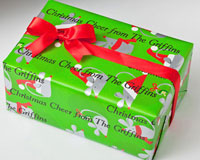 Name Maker Personalized Gift Wrap - Christmas Mouse