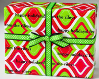 Name Maker Personalized Gift Wrap - Hip Holiday