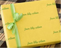 Name Maker Personalized Gift Wrap/Wrapping Paper - Louisville Lemon (GW-LOUISVILLELEMON)