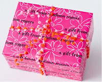 Name Maker Personalized Gift Wrap/Wrapping Paper - Pinkerbelle (GW-PINKERBELLE)