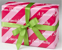 Name Maker Personalized Gift Wrap/Wrapping Paper - Pixie Pink (GW-PIXIEPINK)