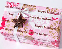Name Maker Personalized Gift Wrap - Snowflake Bling